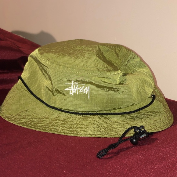 Stussy Olive Green Bucket Hat - Picture 6 of 8
